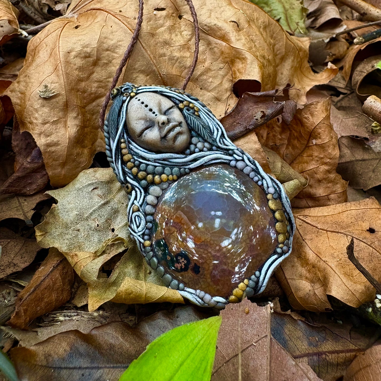 Fire Agate Goddess