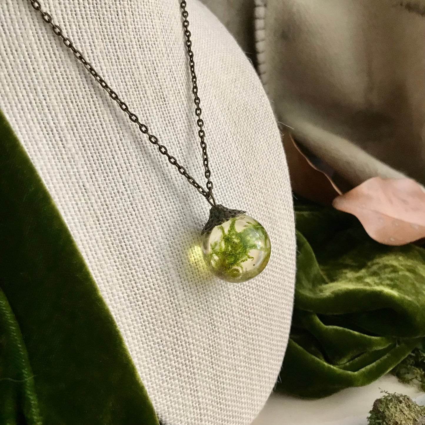 Fairy Moss Pendant - Large