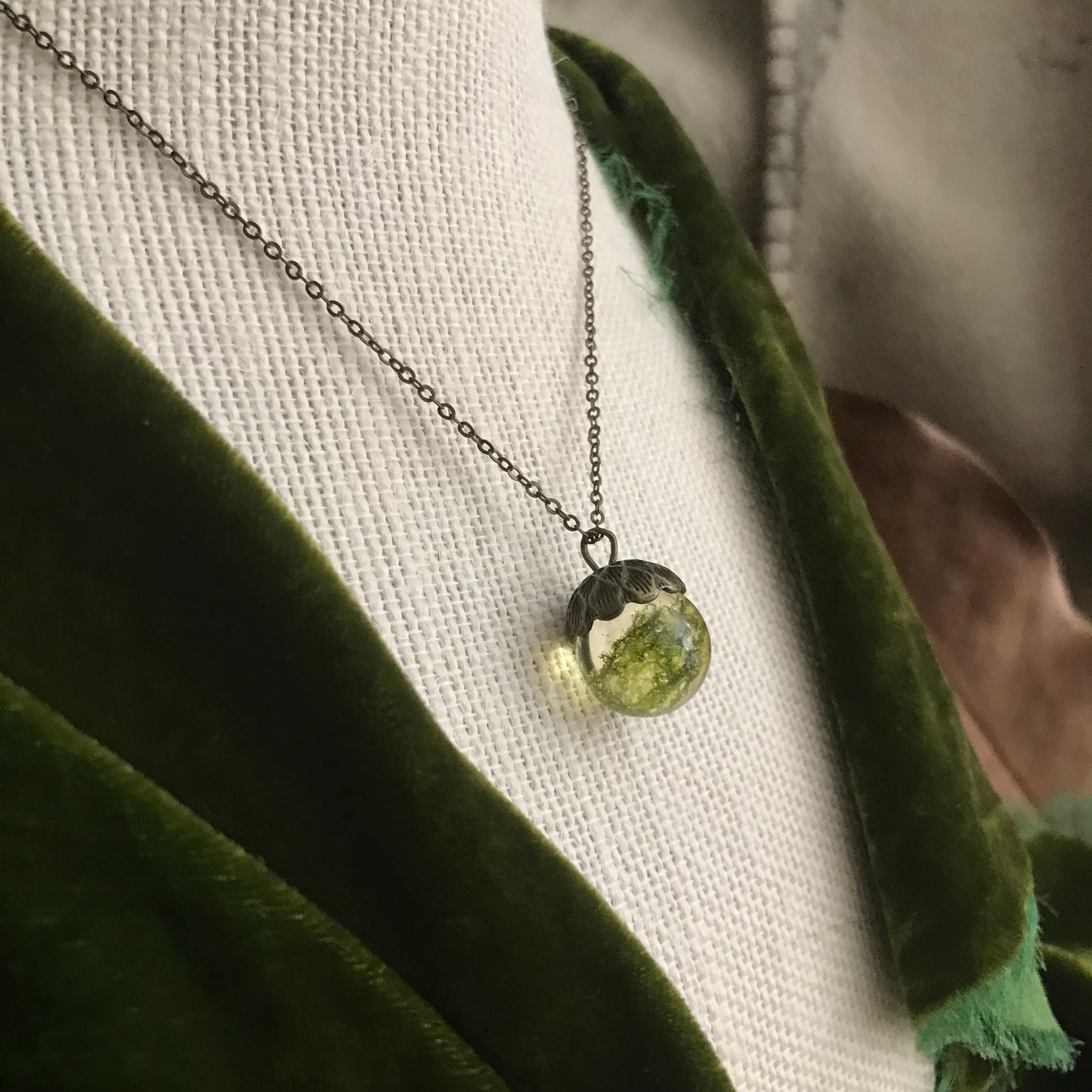 Fairy Moss Pendant - Mini