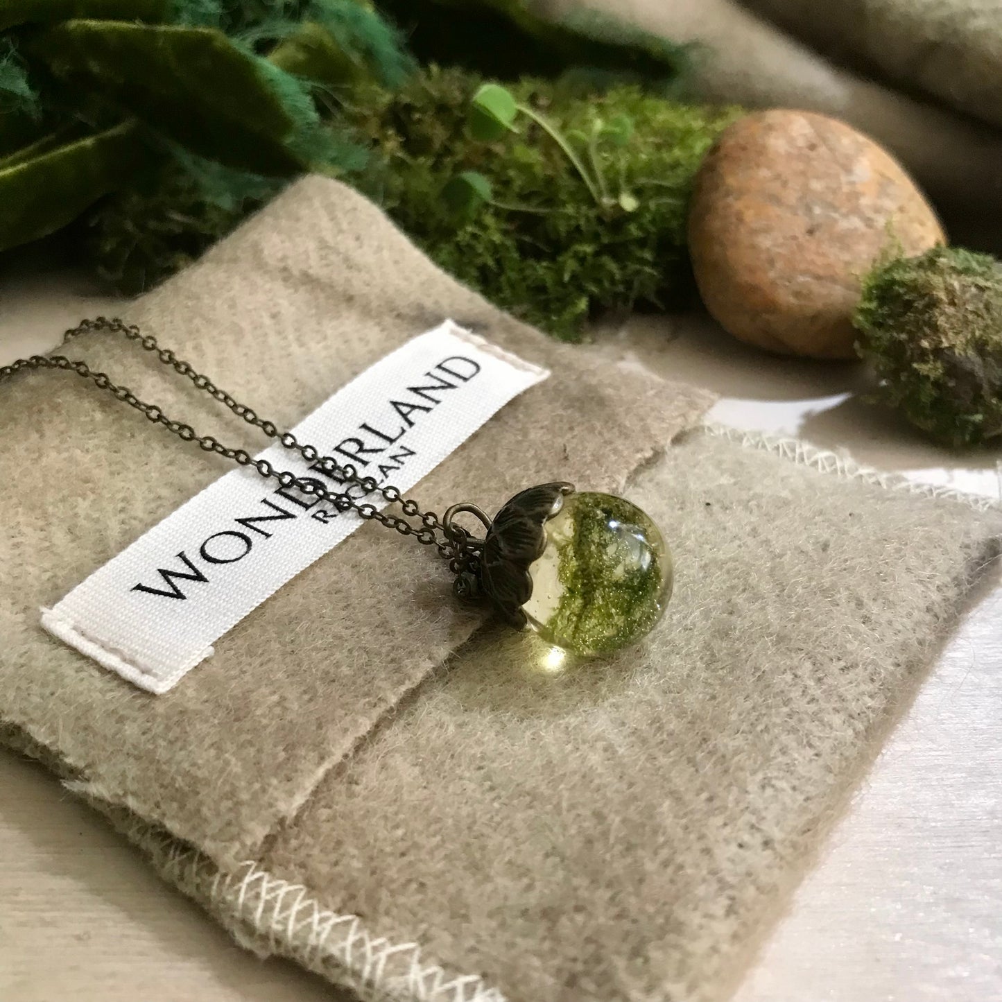 Fairy Moss Pendant - Mini