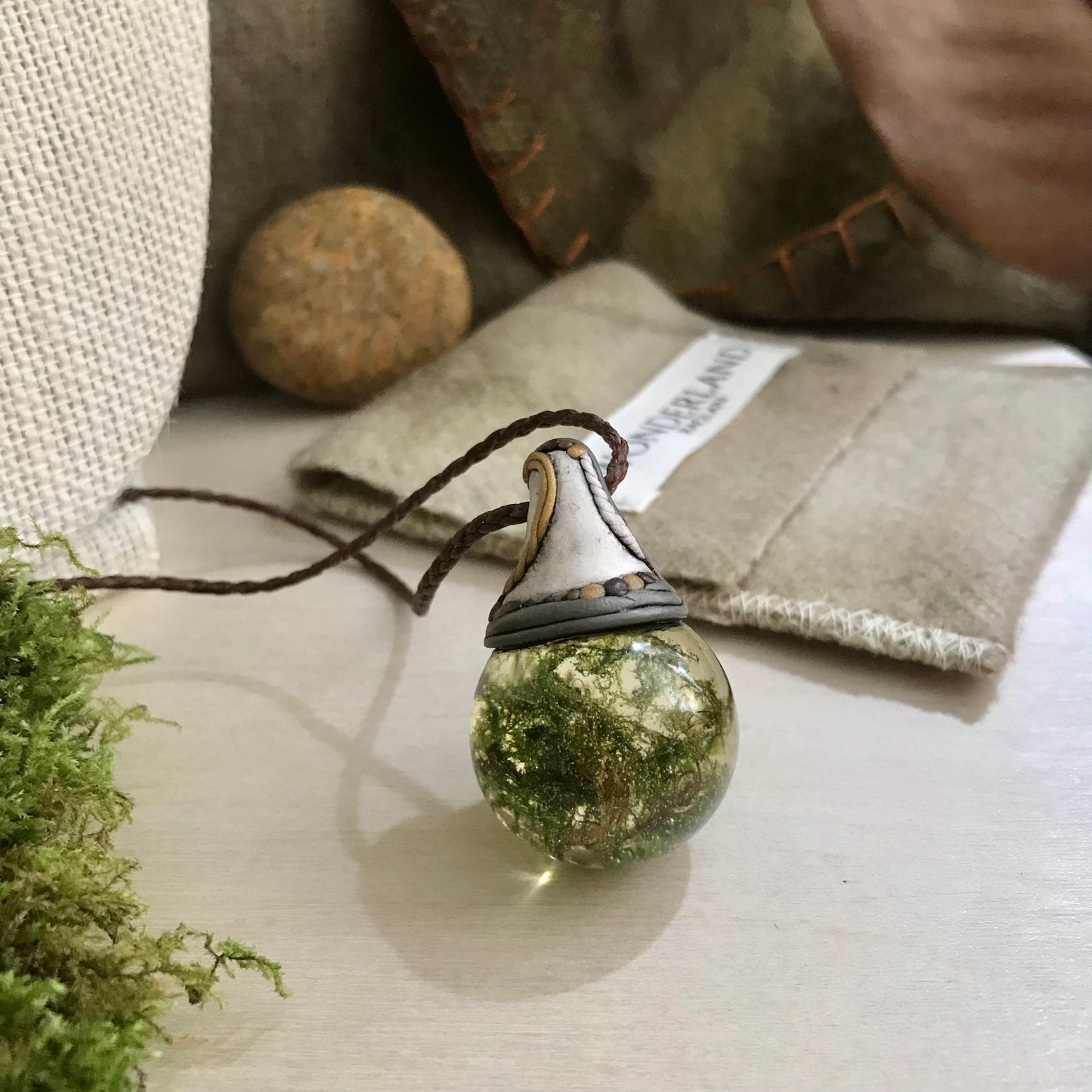 Sculpted Moss Necklace - Large