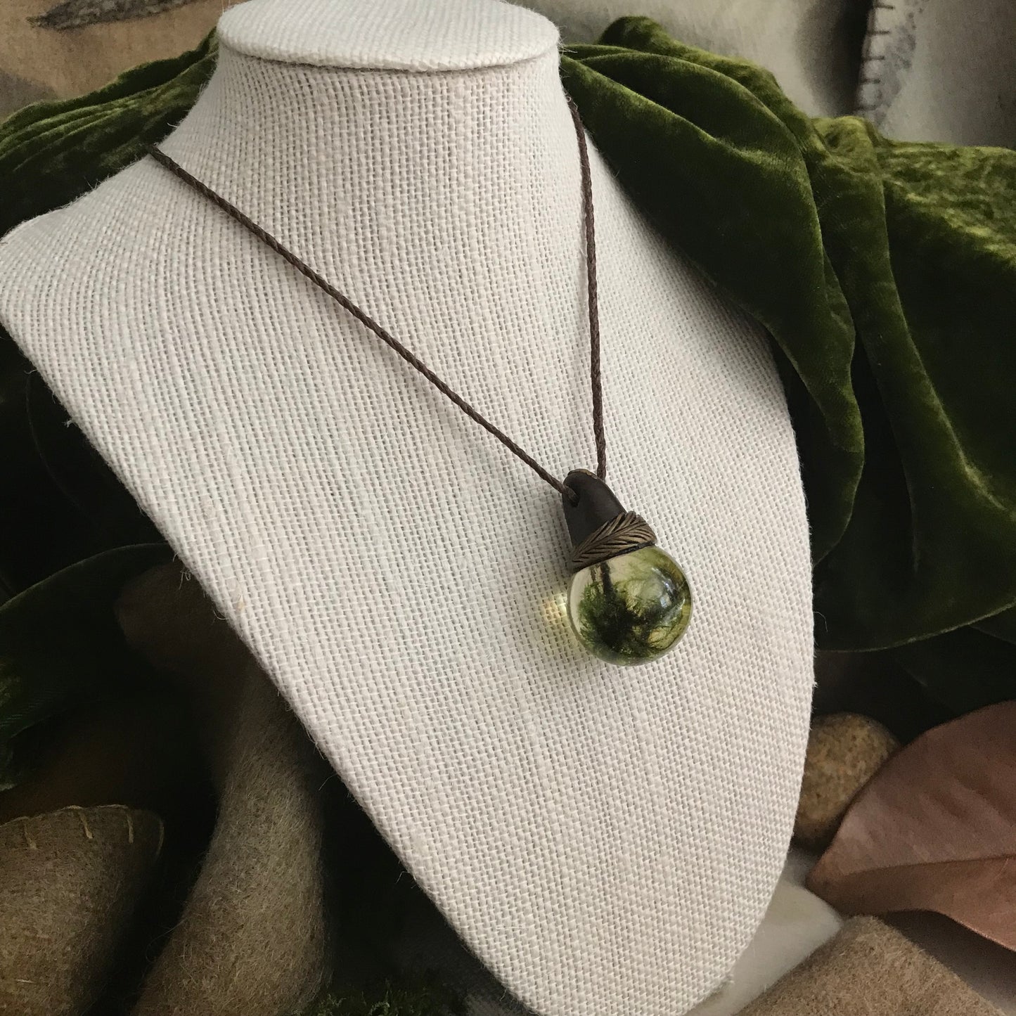 Sculpted Sphere Necklace - Large
