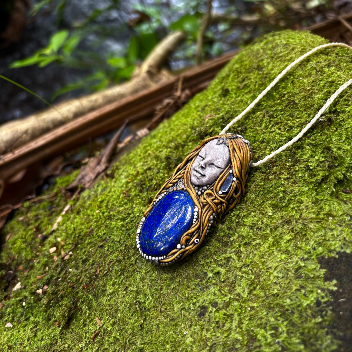 Lapis Lazuli Goddess Necklace