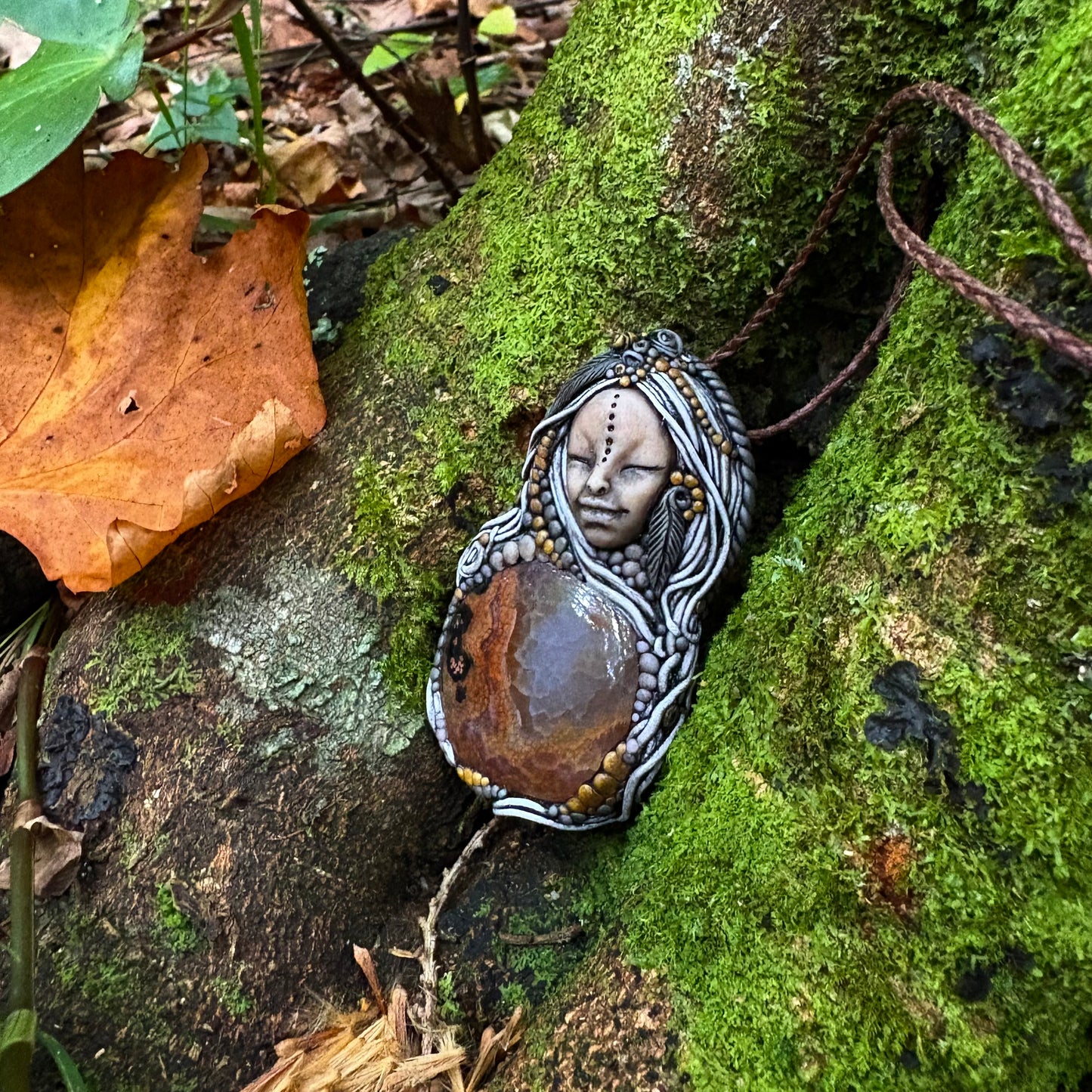 Fire Agate Goddess