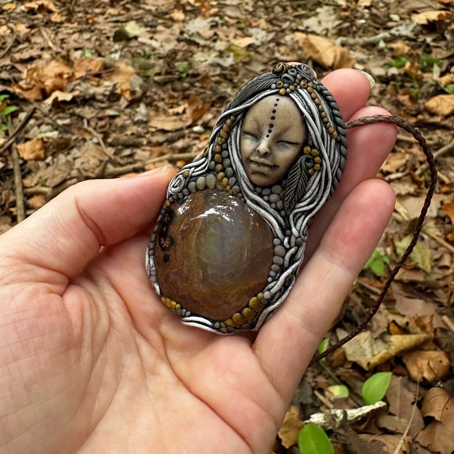 Fire Agate Goddess