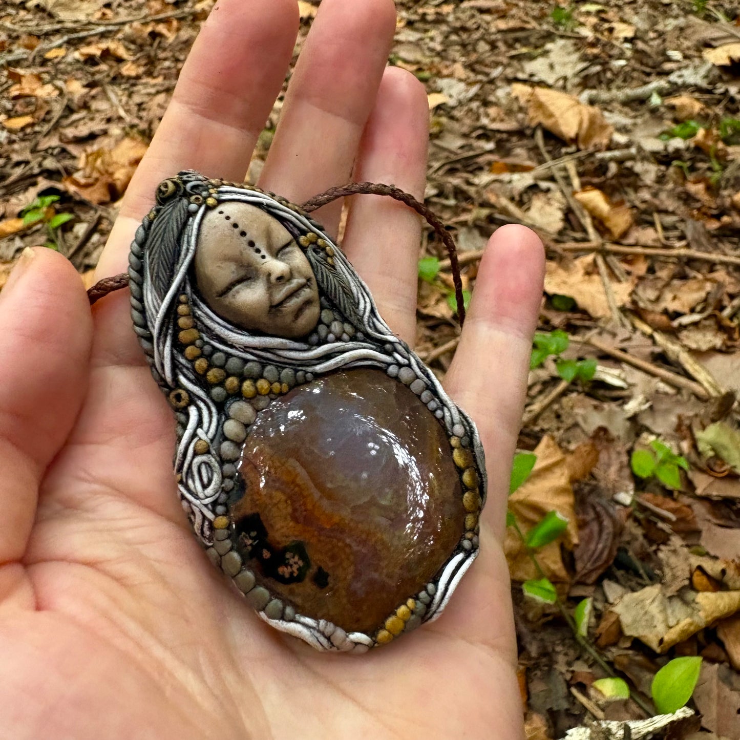 Fire Agate Goddess