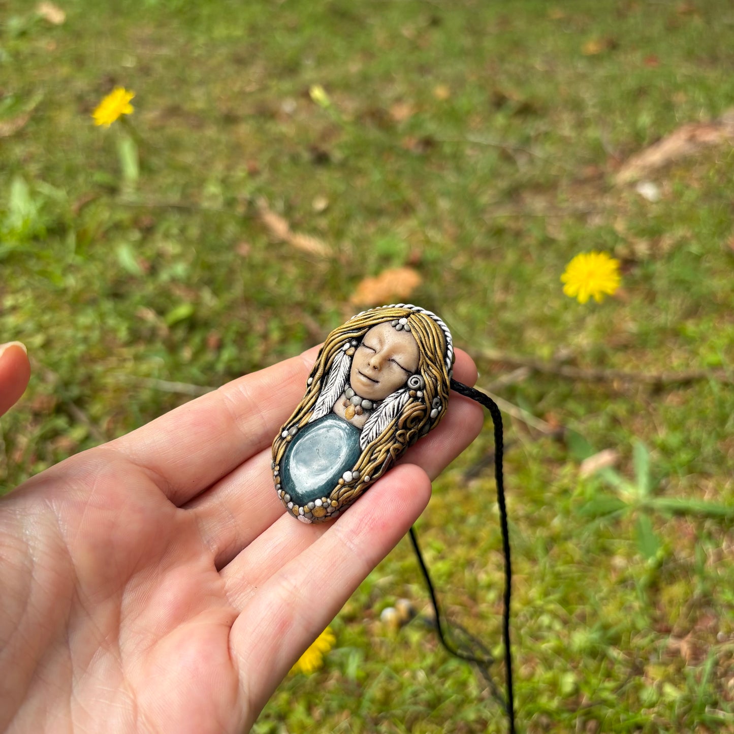 Blue Apatite Goddess