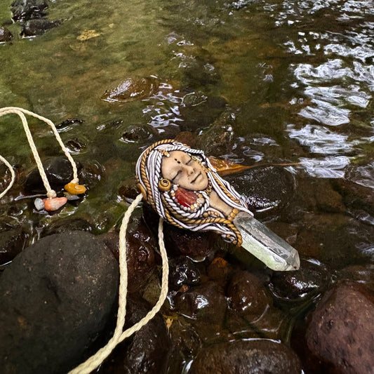 Quartz Goddess Necklace