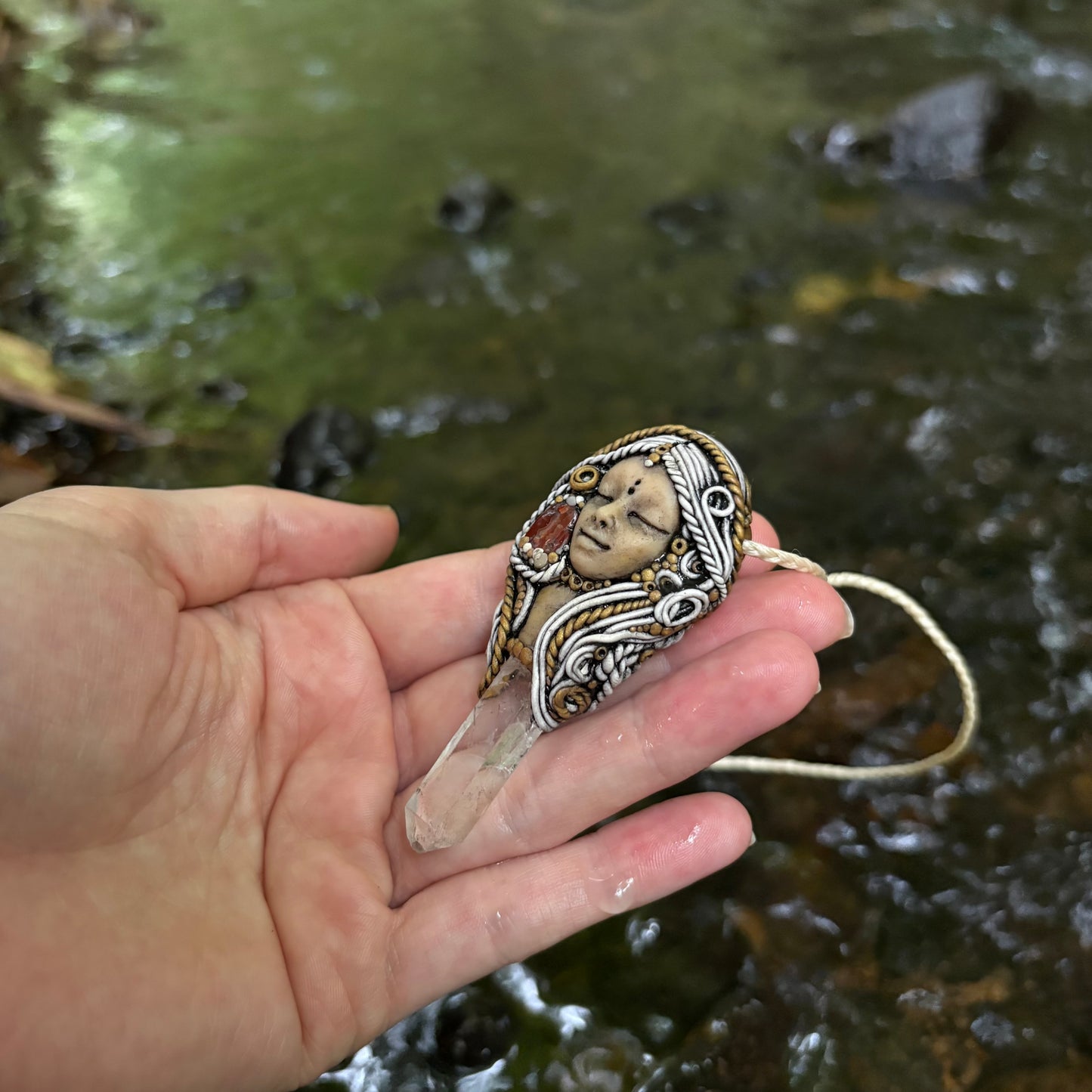 Quartz Goddess Necklace