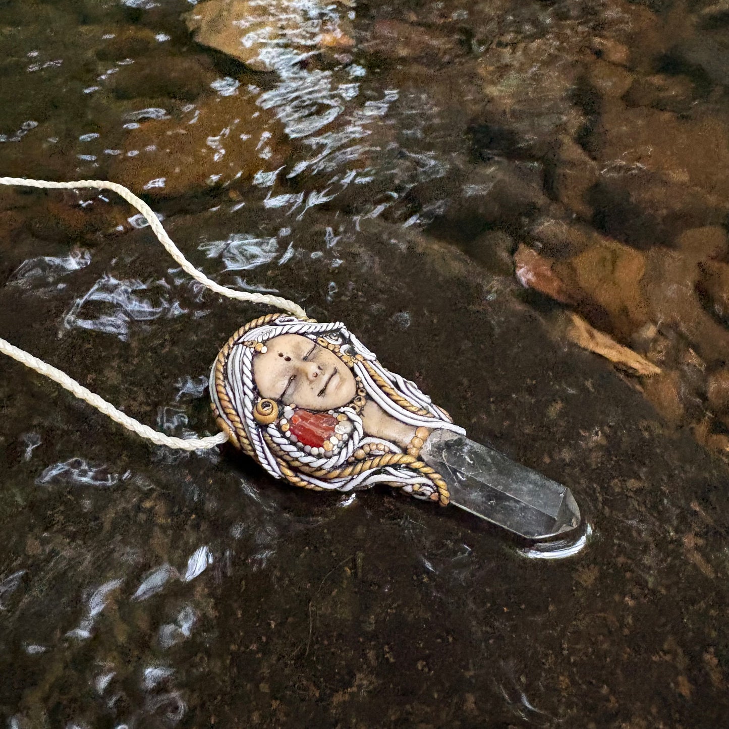 Quartz Goddess Necklace