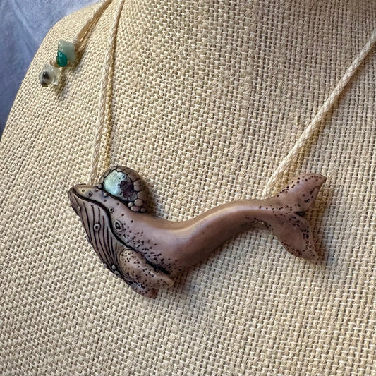 Larimar Whale Necklace