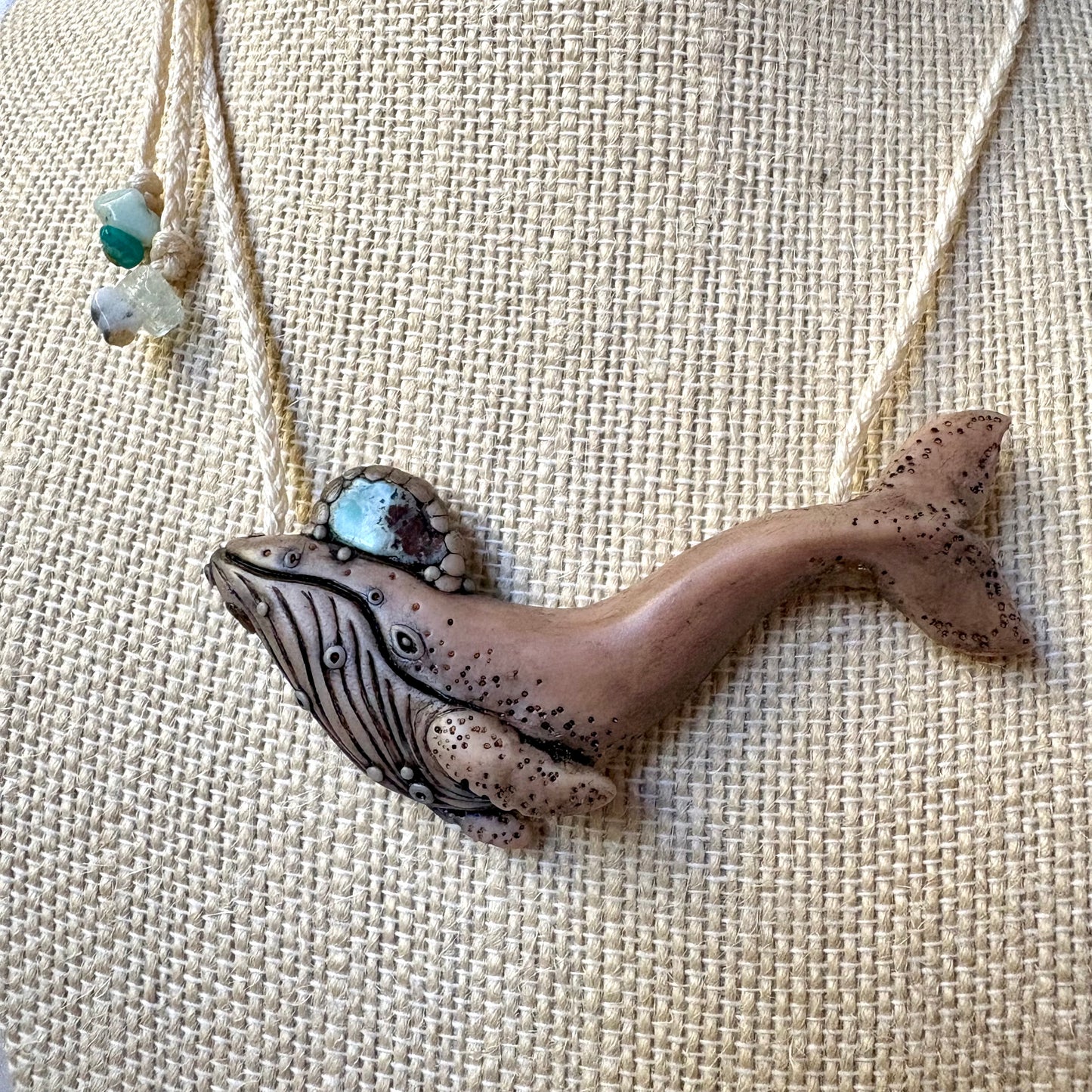Larimar Whale Necklace