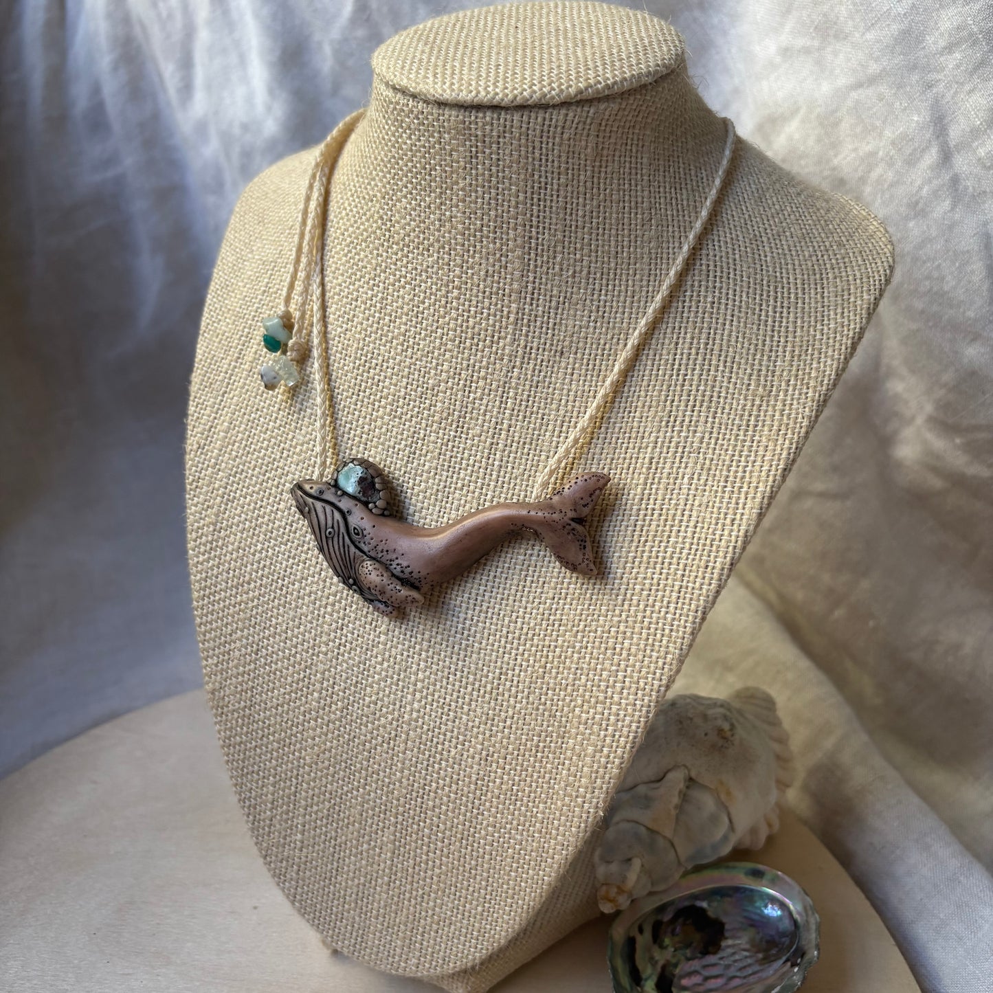 Larimar Whale Necklace
