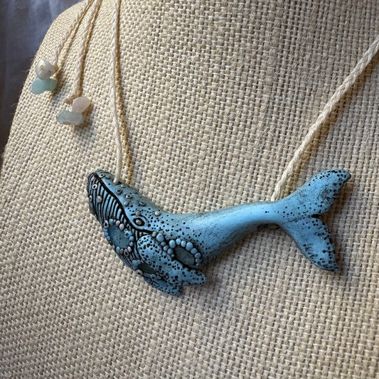Blue Whale Necklace