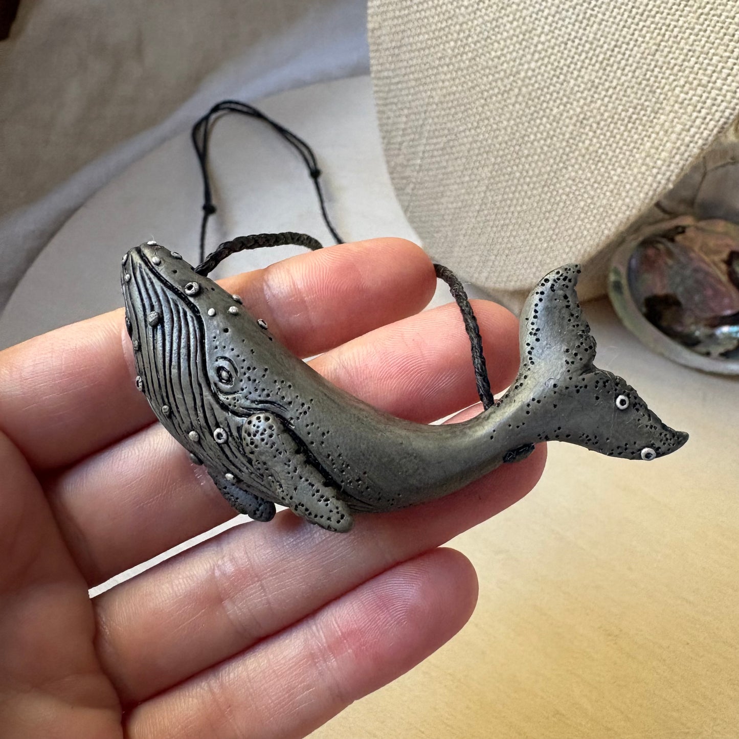 Grey Whale Necklace