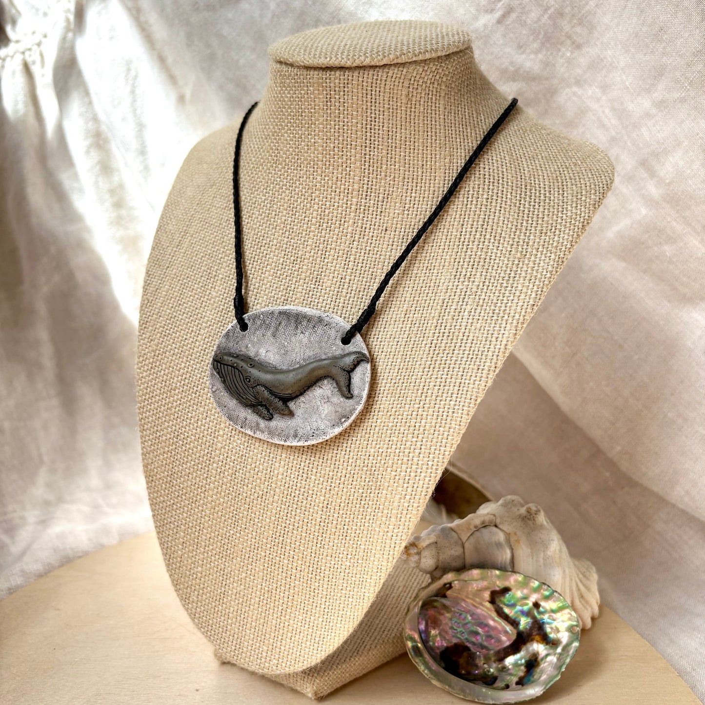 Framed Whale Necklace
