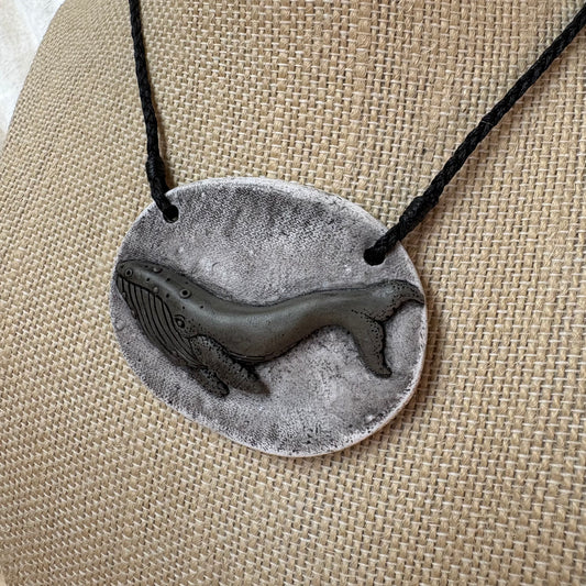 Framed Whale Necklace