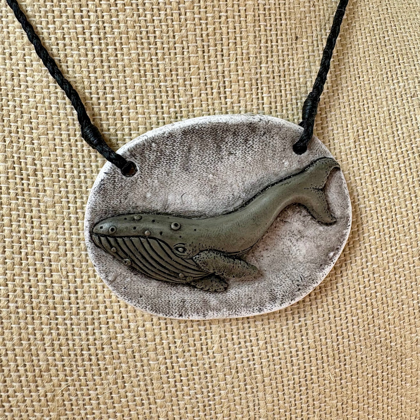 Framed Whale Necklace