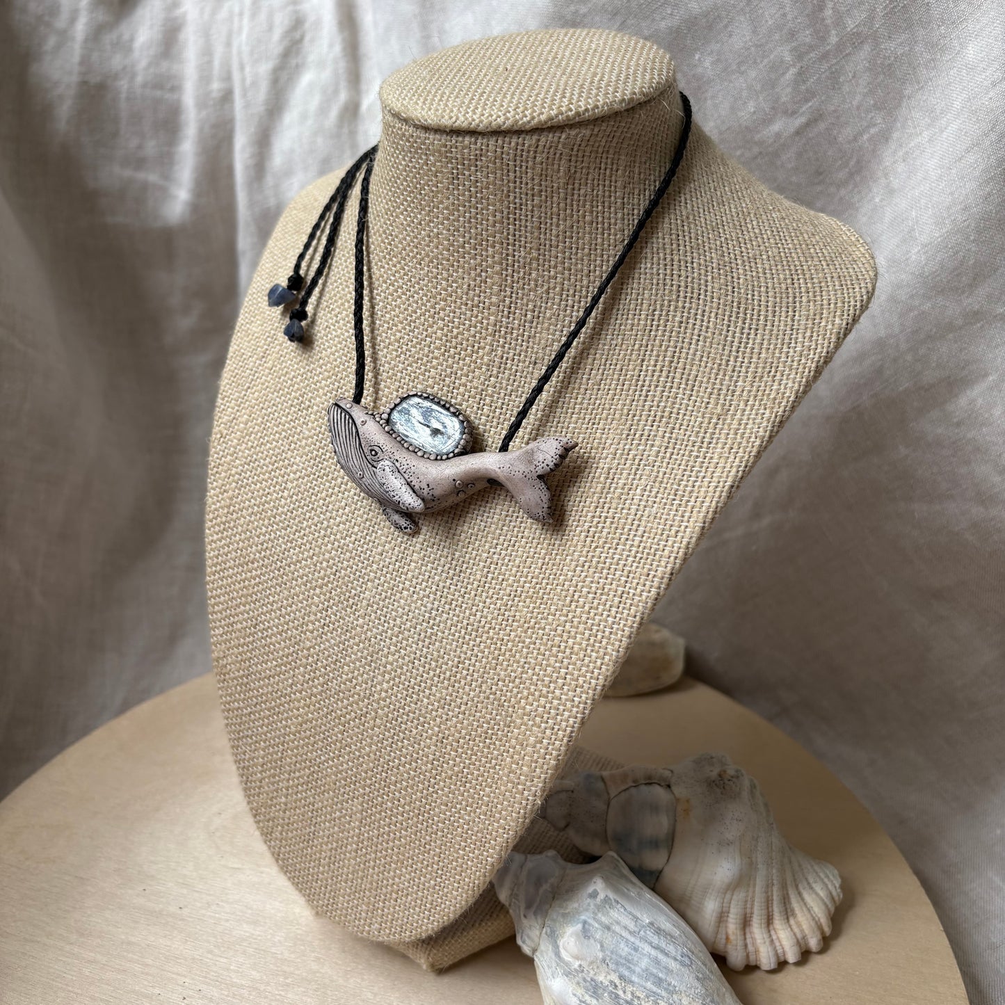 Kyanite Whale Necklace