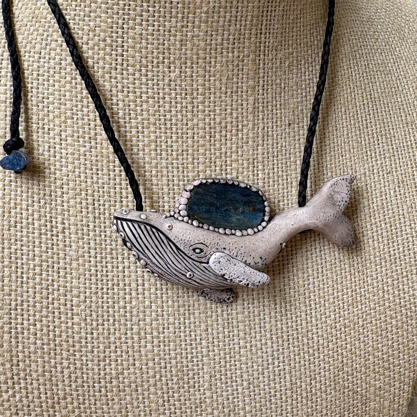 Kyanite Whale Necklace