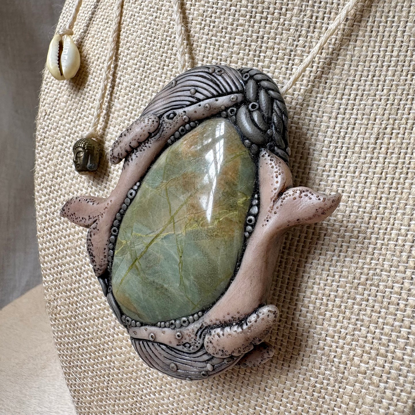 Riverstone Double Whale Necklace