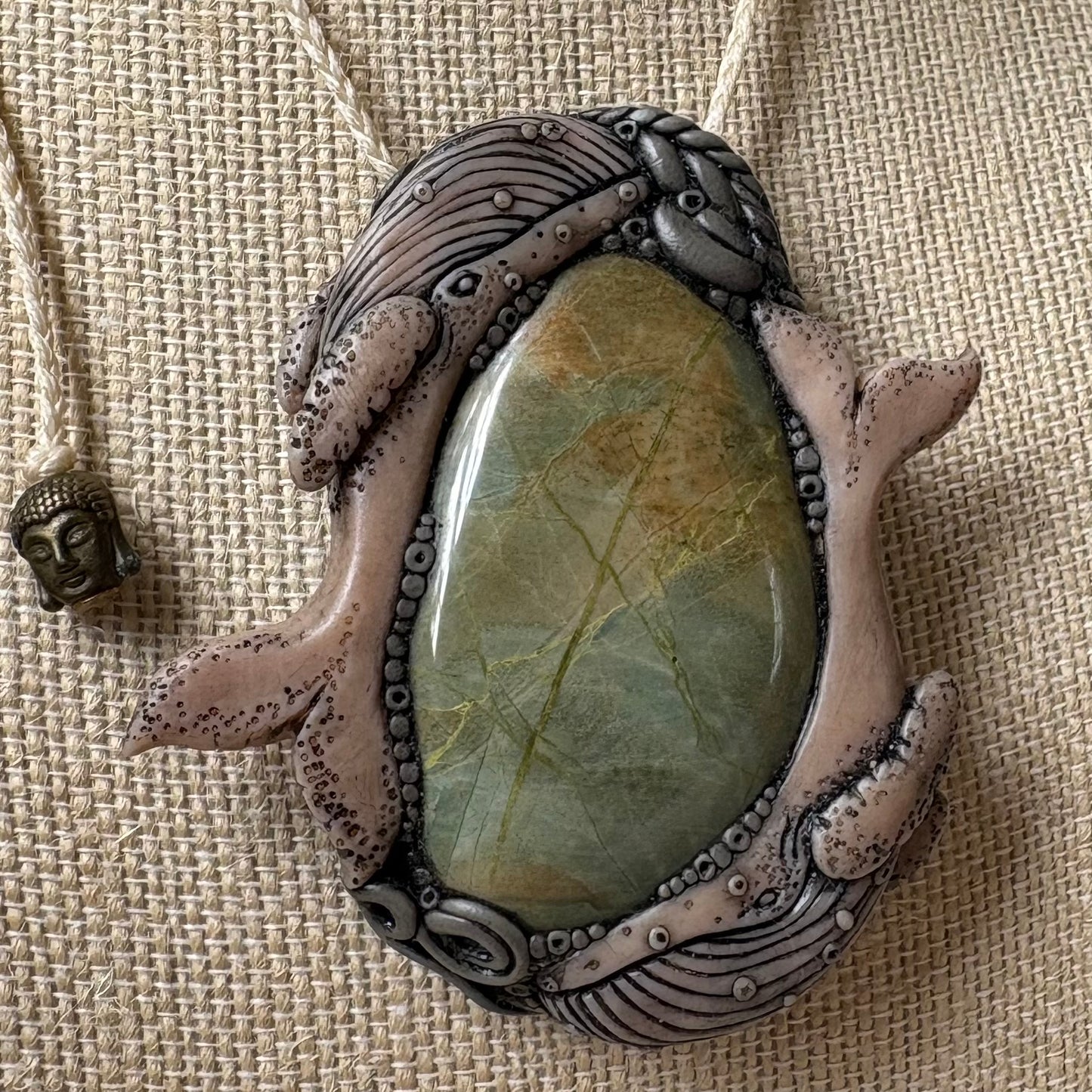 Riverstone Double Whale Necklace