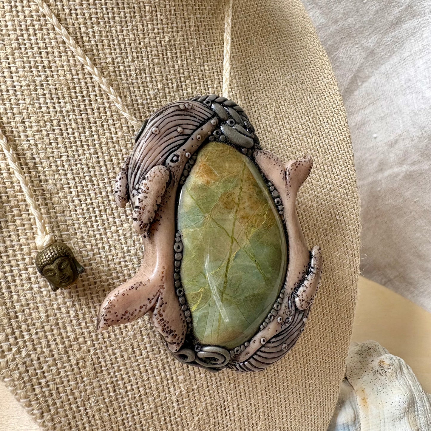 Riverstone Double Whale Necklace