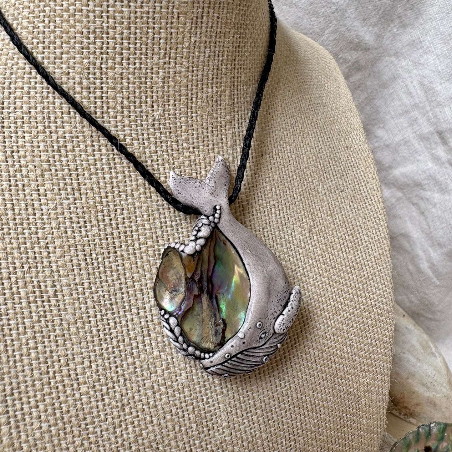 Paua Whale Necklace