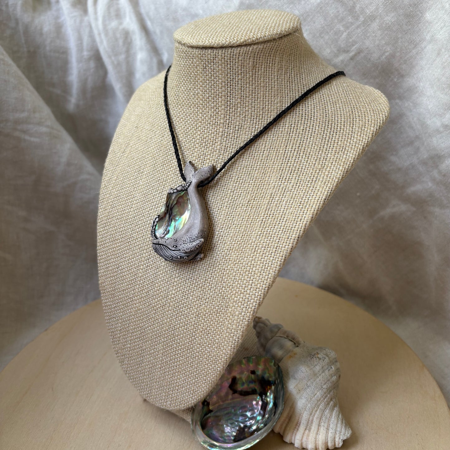 Paua Whale Necklace