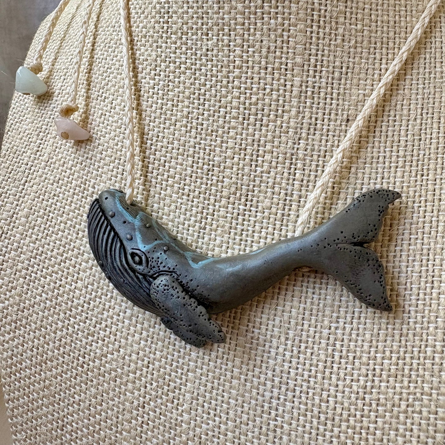 Dappled Whale Necklace