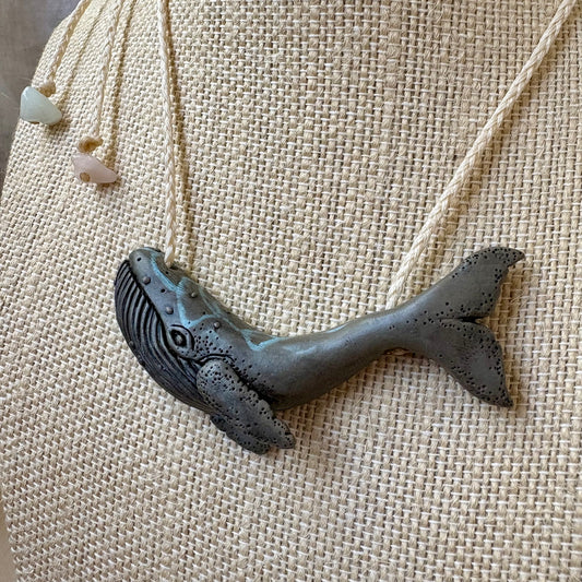 Dappled Whale Necklace