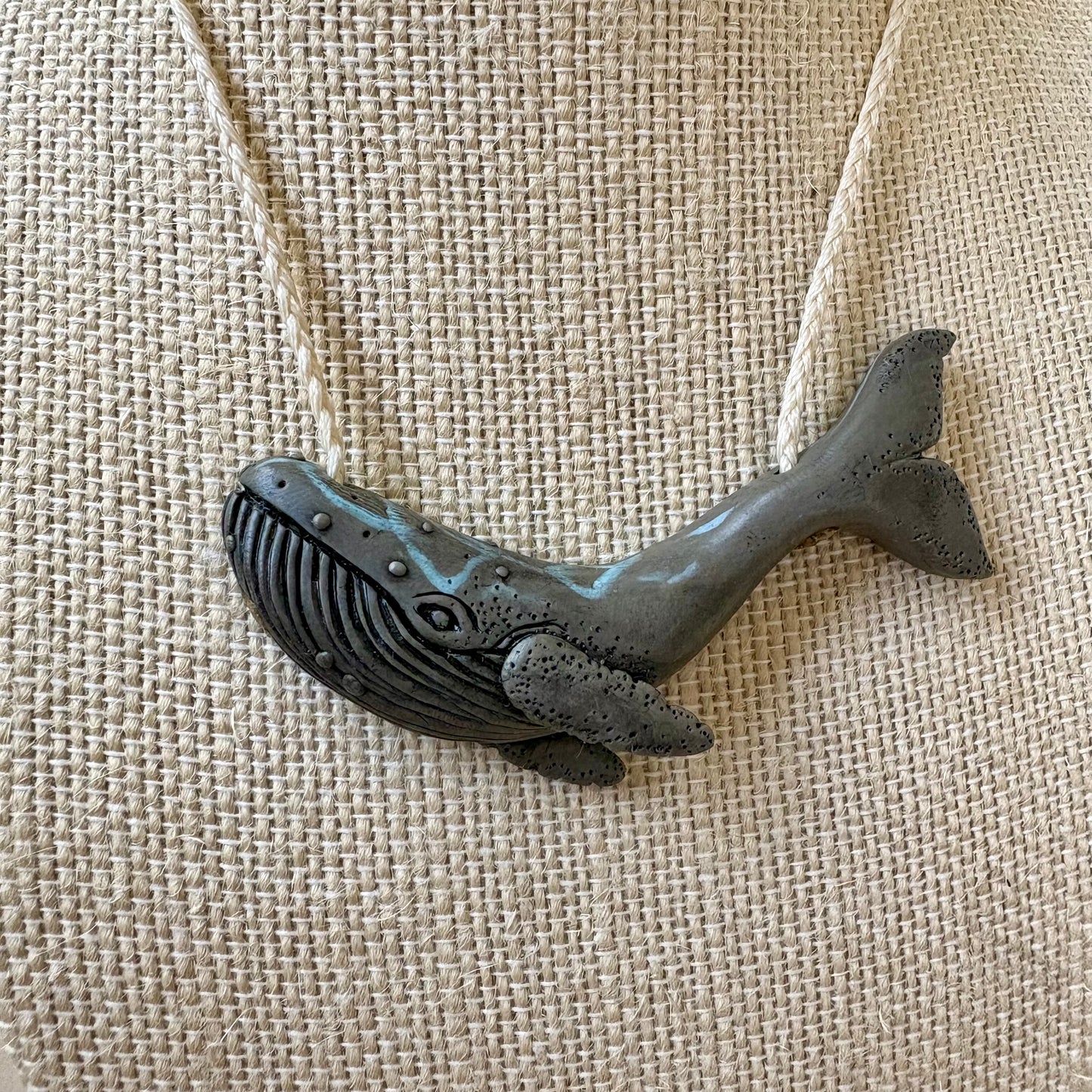 Dappled Whale Necklace