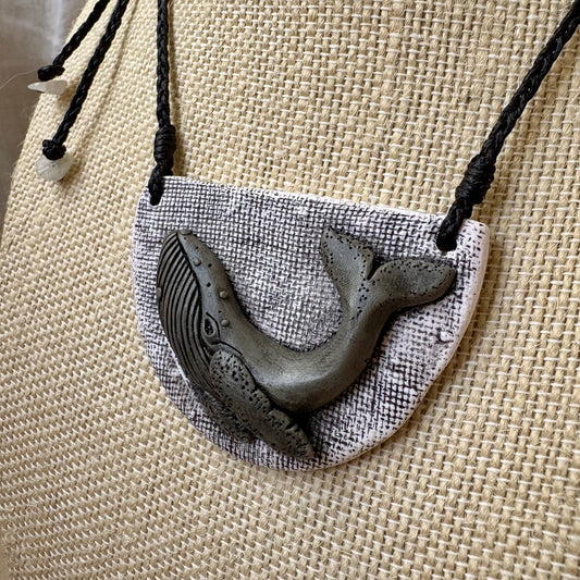 Framed Whale Necklace