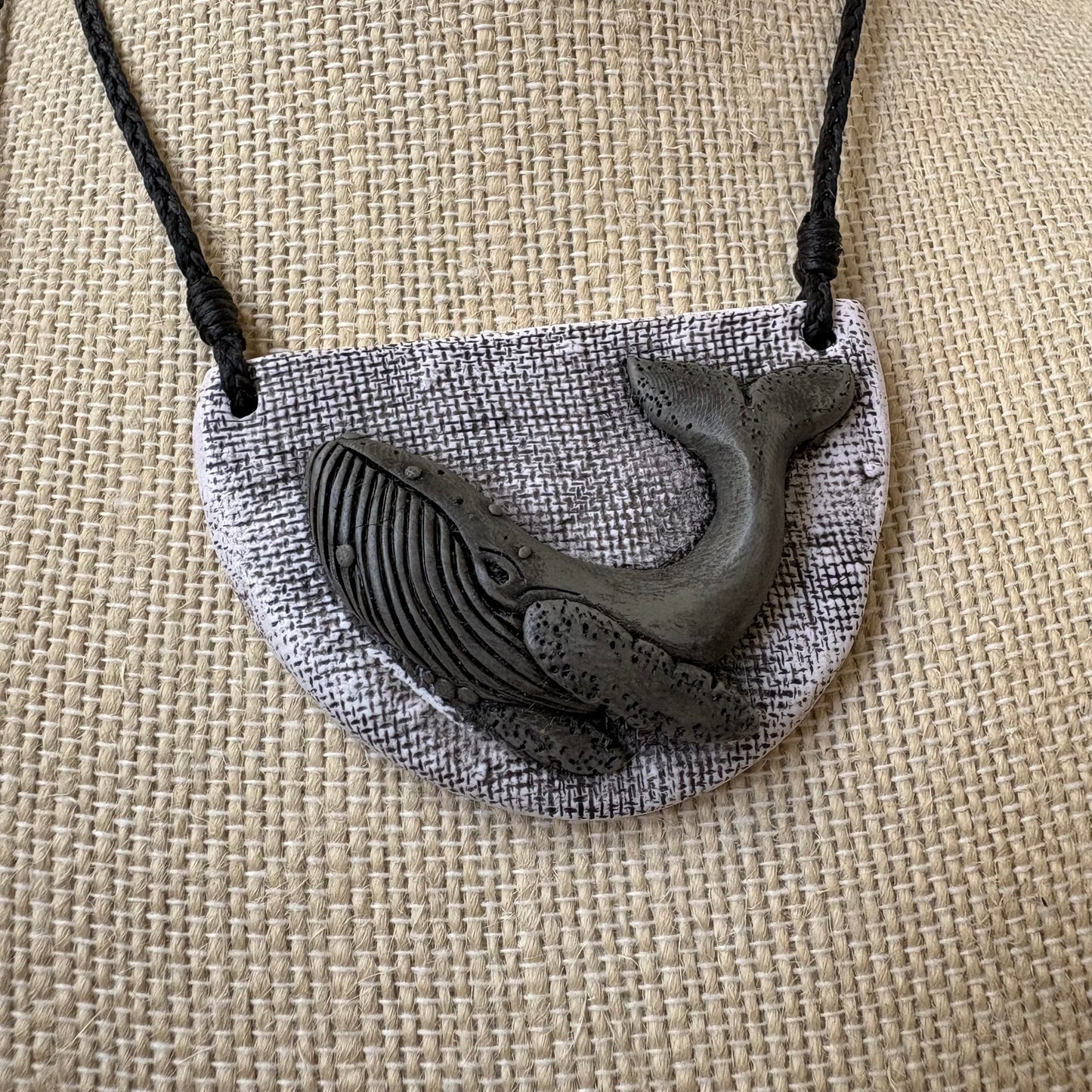 Framed Whale Necklace