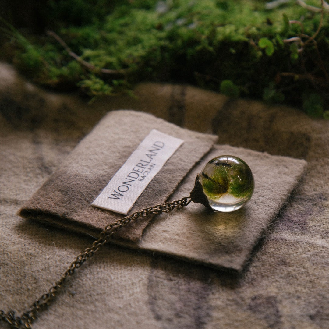 Moss Sphere Pendant - Large