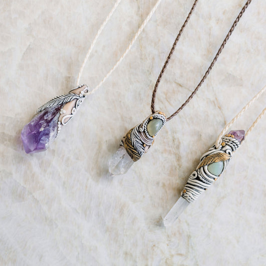 Earthgem Quartz Necklace