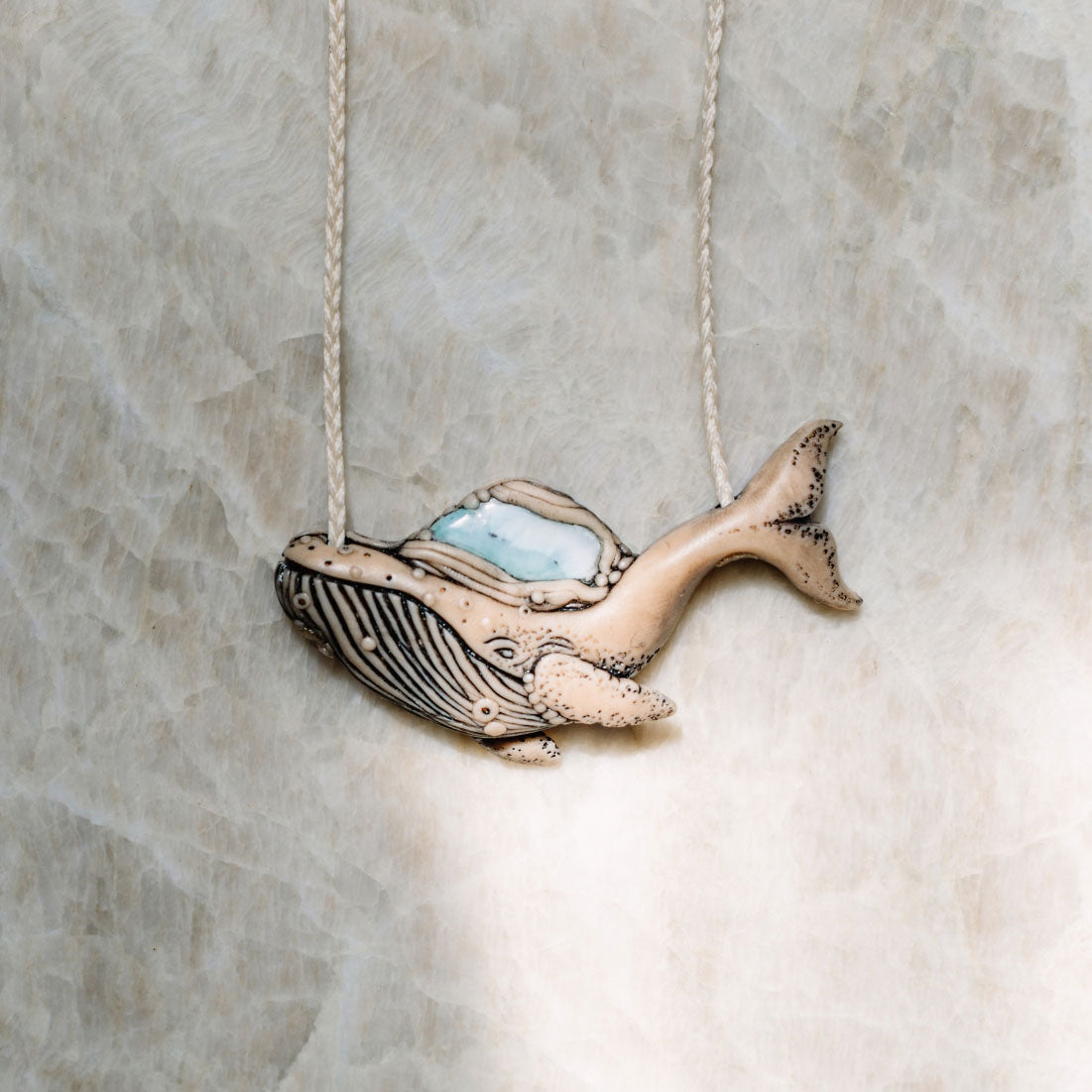 Larimar Whale Necklace